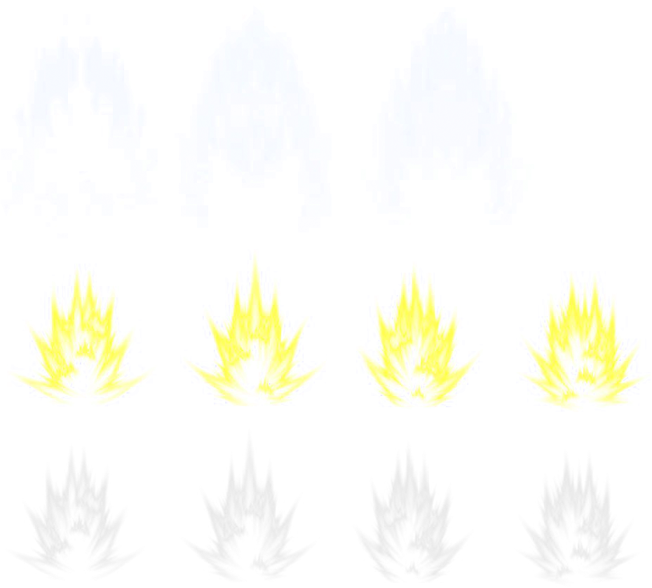 Dbz Aura Sprites Pictures To Pin On Pinterest - Dbz Aura Sprites Png (1000x1000), Png Download