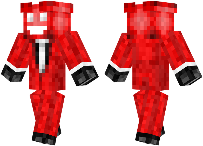 Deadmau5 - Red Spy Skin Minecraft (804x576), Png Download