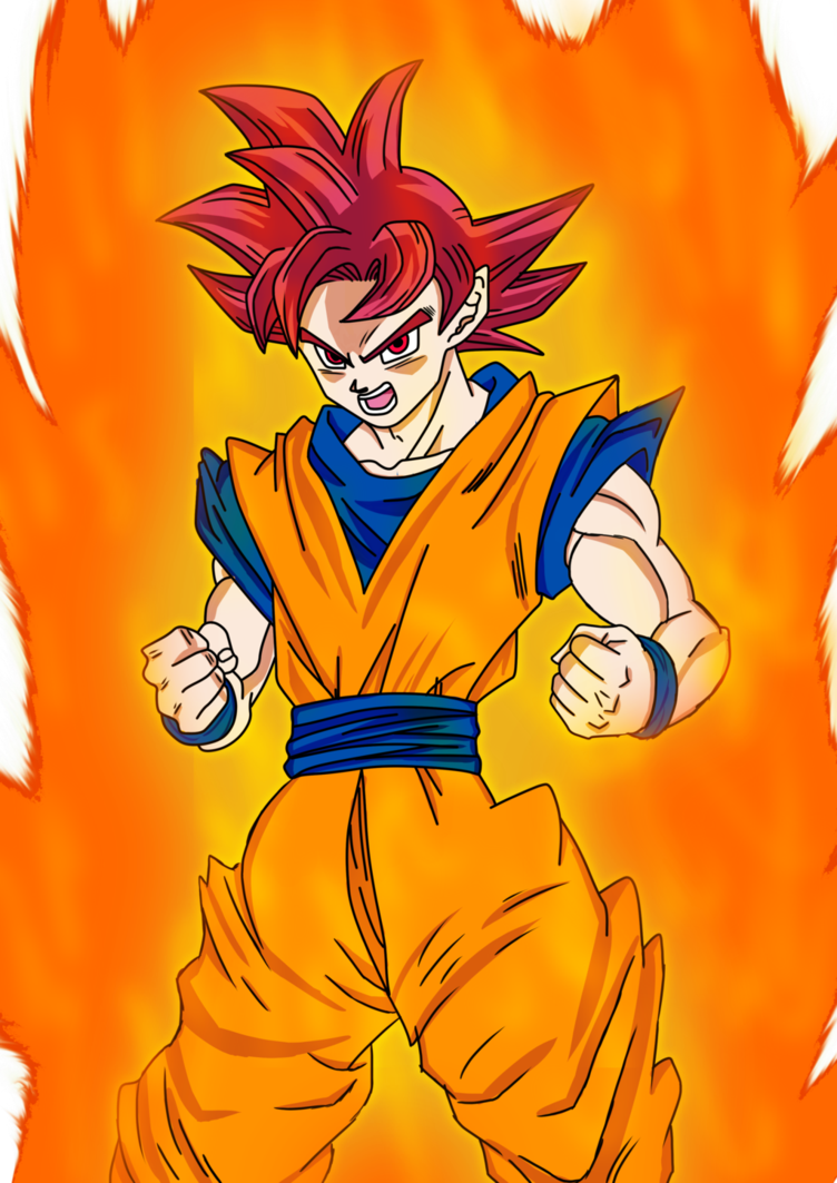 Aura Drawing Anime For Free Download On Mbtskoudsalg - Super Saiyan God Goku Manga (752x1063), Png Download