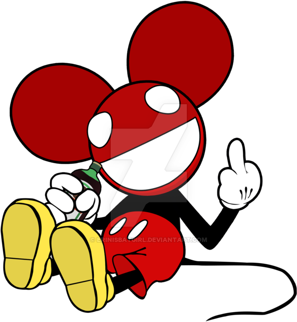 Mickeymau By Erinisbatgirl On - Mickey Mouse Middle Finger (600x800), Png Download