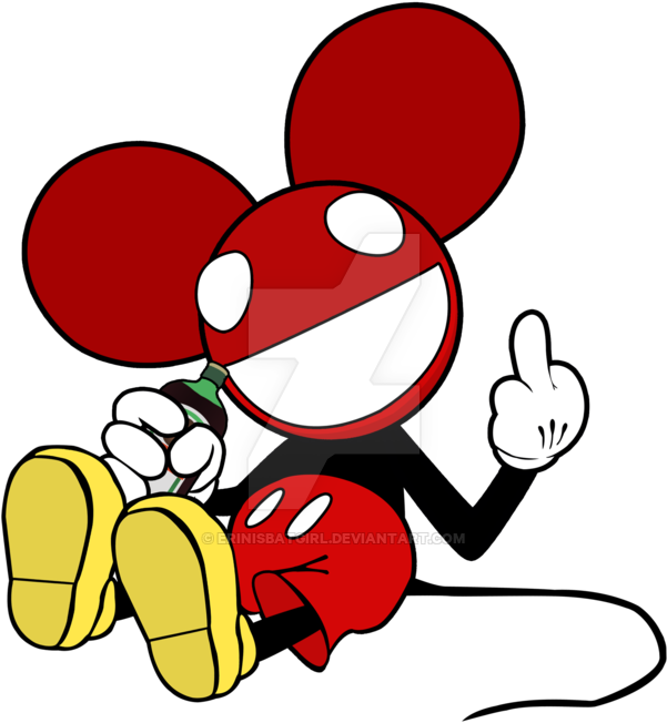 Download Mickeymau By Erinisbatgirl On - Mickey Mouse Middle Finger PNG