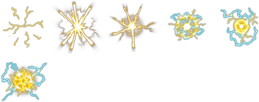 Http - //i161 - Photobucket - - Http - //i161 - Photobucket - Thunder Effect Sprite (960x384), Png Download