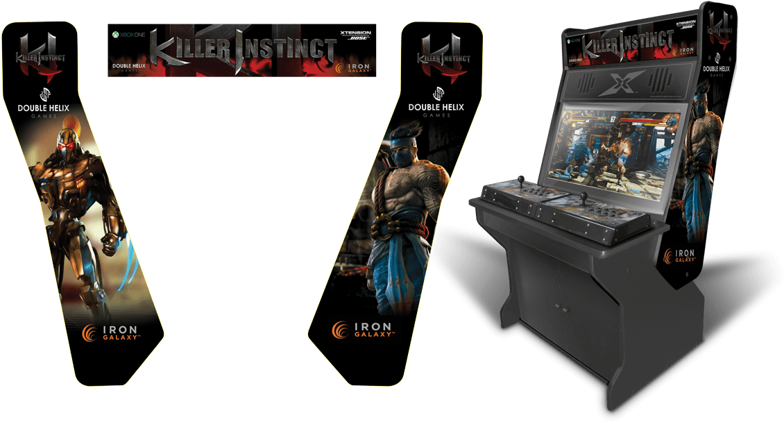 Killer Instinct Inspired Graphics Theme For The 32″ - Killer Instinct Arcade Thema (1200x621), Png Download