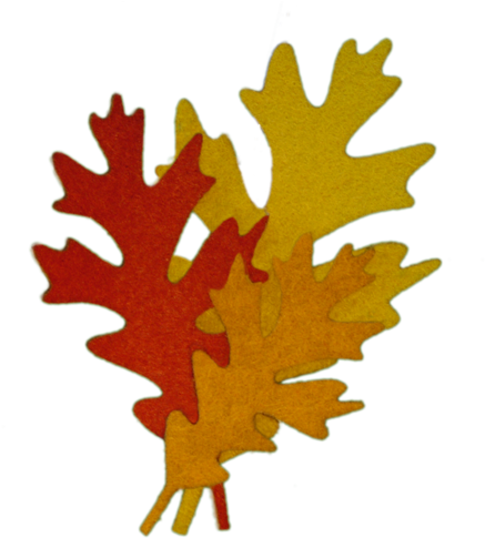 White Oak Leaves - Cluster Of Fall Leaves (471x500), Png Download