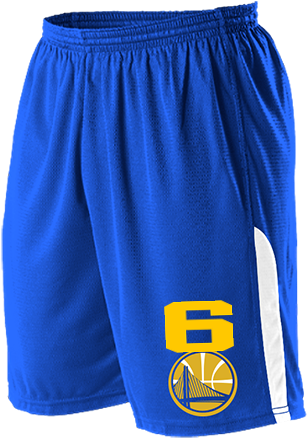 Name Your Design - Basketball Shorts Golden State Warriors (450x450), Png Download