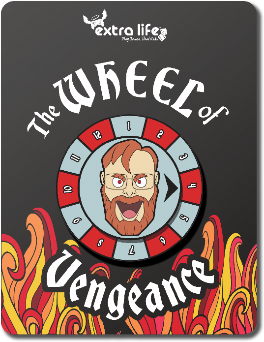 Extra Life 2018 Wheel Of Vengeance Spinner Pin - Iphone 6 Plus / 6s Plus Extra Life Print - Wood Minimal (800x800), Png Download