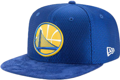 Golden State Warriors On-court 9fifty Hat - New Era (421x480), Png Download
