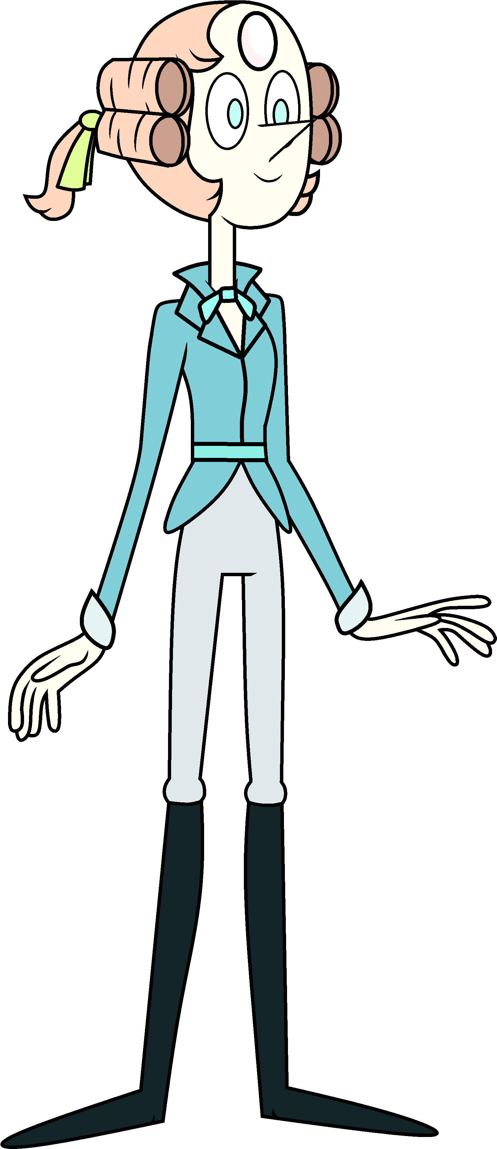 Old Timey S2 - Steven Universe Old Pearl (1767x3867), Png Download