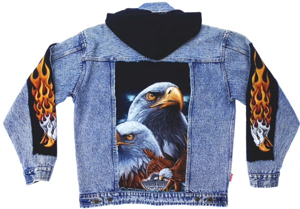 Killer Instinct Jacket - Harley Davidson Tee Fire (600x600), Png Download