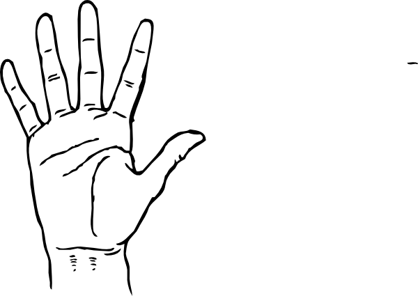 Finger Clipart Hand Palm - Island On Mount Of Moon (600x425), Png Download