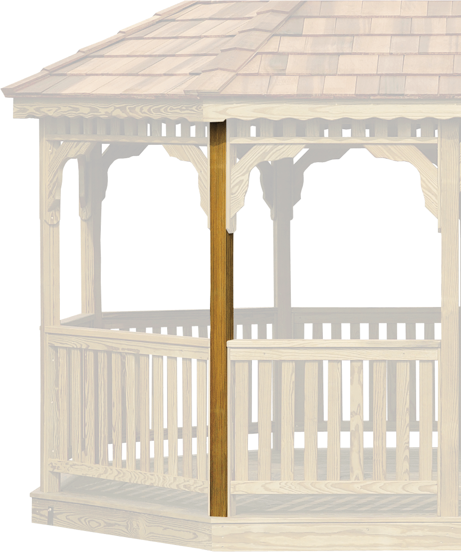 Standard Wood Post - Wood (952x1234), Png Download