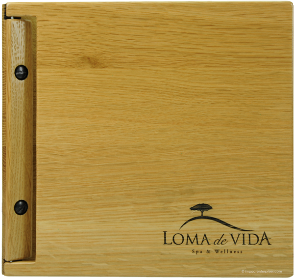 Wood Menu Cover, Loma De Vida - Engraving (836x600), Png Download
