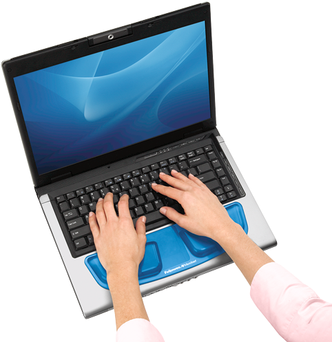 Fellowes Laptop Palm Support - Notebook Wrist Rest (500x500), Png Download