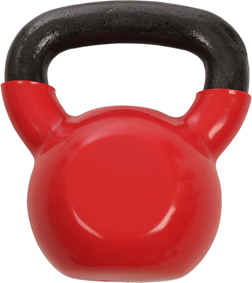Kettlebell Cast Iron Box1 Rm - Red Kettlebell Png (1000x1000), Png Download