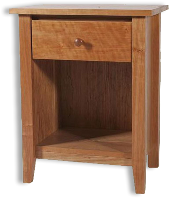 Picture Of Shaker Post Cherry Small Nightstand - Nightstand (450x450), Png Download