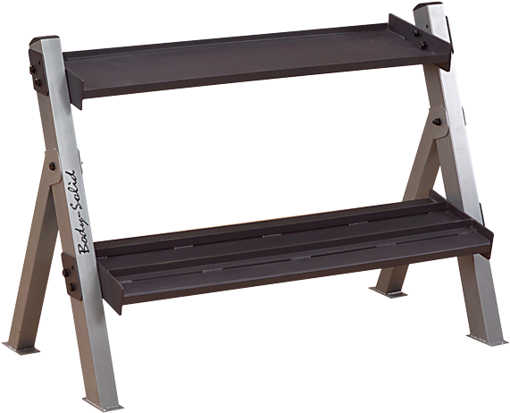 Dual Dumbbell & Kettlebell Rack - Body Solid Gdkr100 (600x600), Png Download