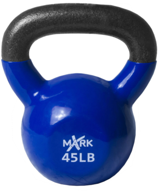 Kettlebell Fitness En Mac App Store - Xmark 15 Lb. Premium Vinyl Coated Kettlebell (630x630), Png Download