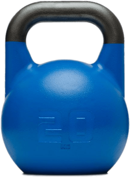 20kg Blue Kettlebell - Blue Kettlebell (700x674), Png Download