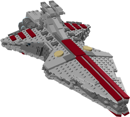 Venator Star Destroyer - Lego Mini Republic Star Destroyer (501x400), Png Download