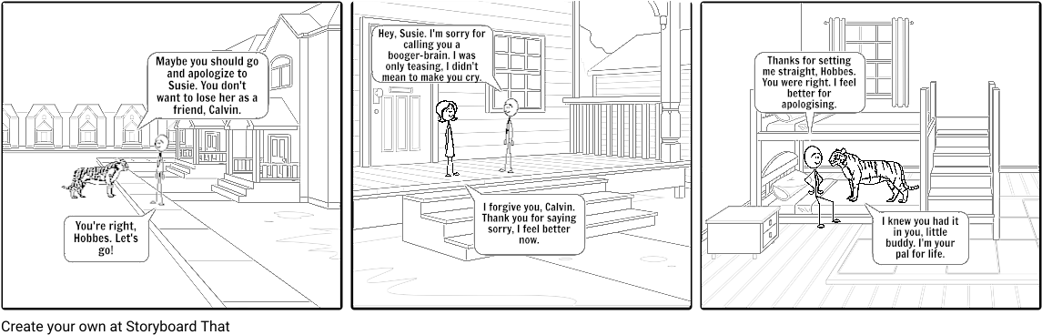 Calvin And Hobbes - Diagram (1164x385), Png Download