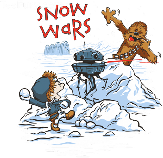 John Gushue On Twitter - Star Wars Calvin And Hobbes Book (600x530), Png Download