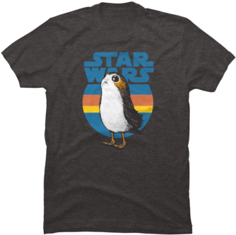 Porg Retro Logo - Star Wars Porgs T Shirt (360x360), Png Download