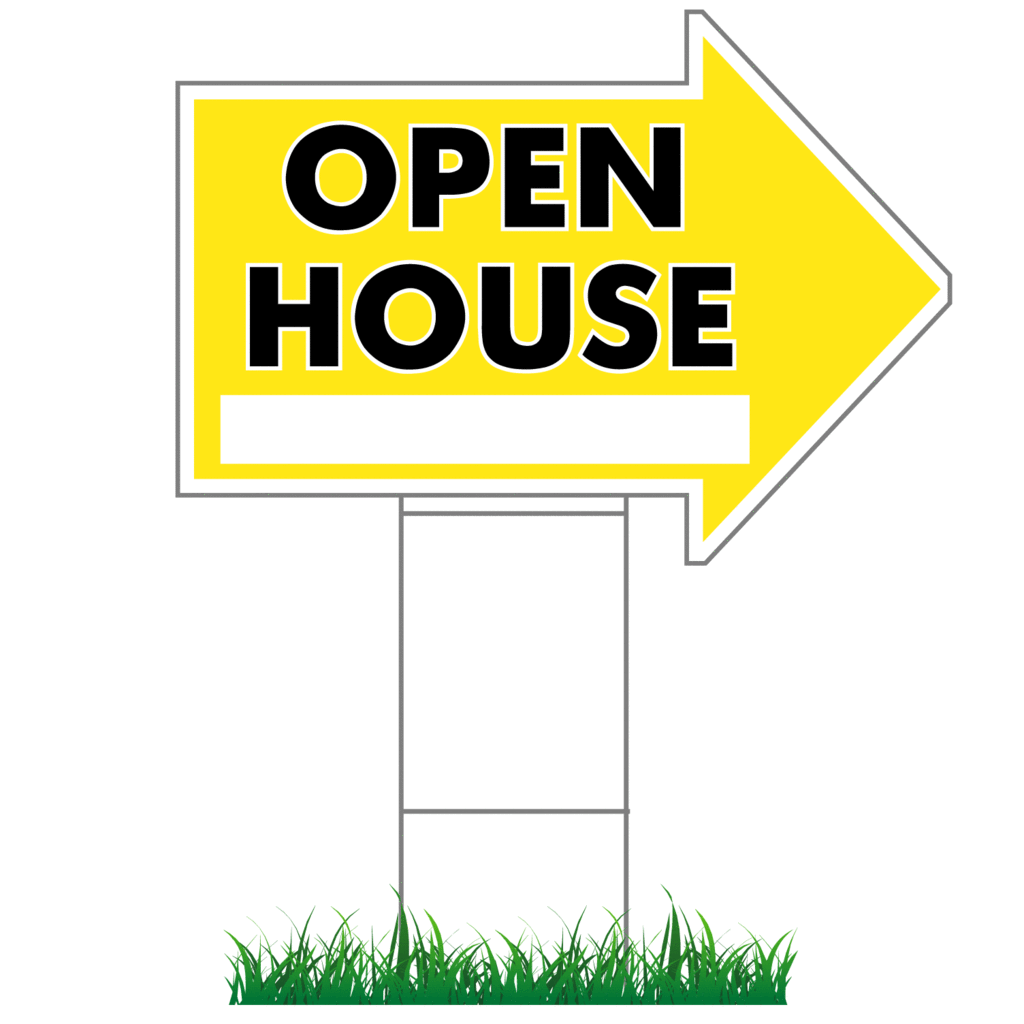 17" X 23" Open House Directional Arrow Signs - Sherlock John Quotes (530x530), Png Download