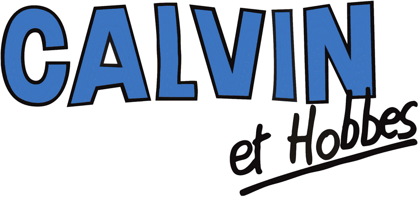 Calvin Et Hobbes Logo - Calvin And Hobbes (898x437), Png Download