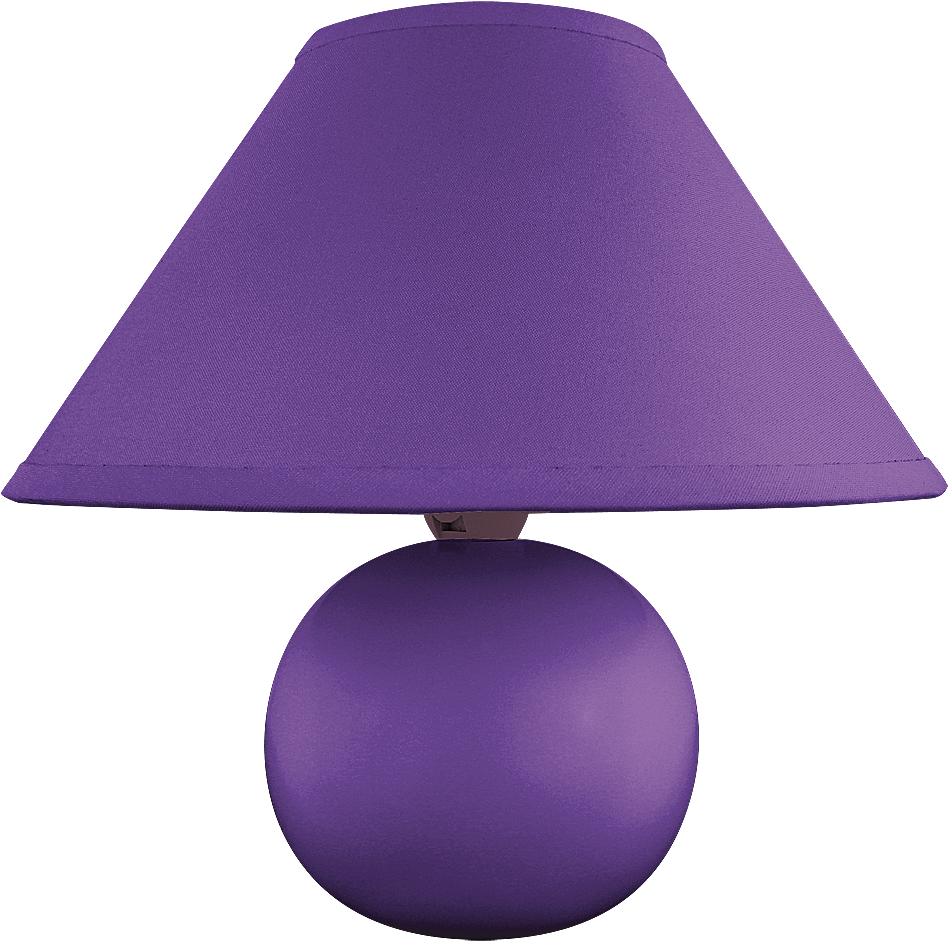 4920 - Lampara De Mesa Lila (1024x981), Png Download