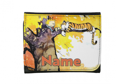 Small Faux Leather Wallet Calvin And Hobbes - Calvin And Hobbes Wallpaper With Quotes (400x400), Png Download