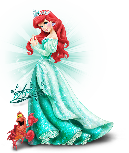 Go To Image - Princesa Ariel Da Disney (538x637), Png Download