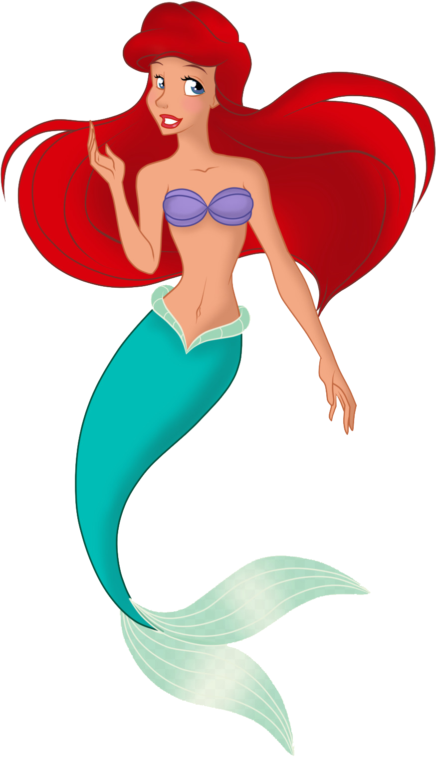 Ariel La Sirena Png (900x1560), Png Download