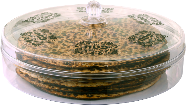 Matzah Holder Round Acrylic - A&m Judaica 61014 Round Acrylic Matzah Holder, (700x467), Png Download