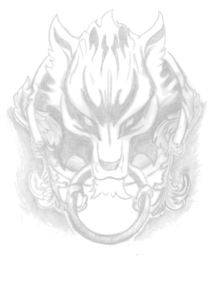 Cloudy Wolf Tattoo By Mustang-inky On Deviantart - Design (730x1095), Png Download