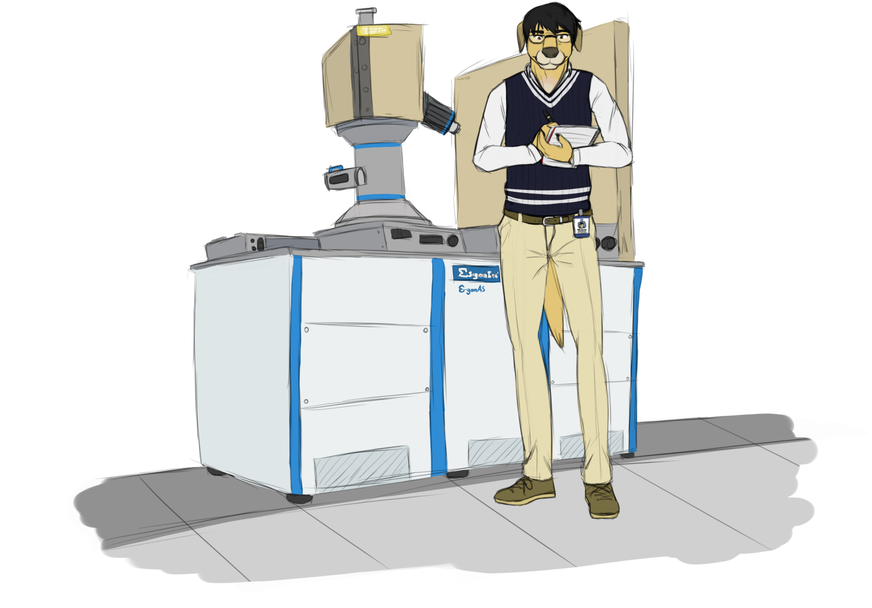 Luke Wolfpaw - Illustration (1762x1379), Png Download