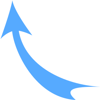 Curved Arrow Ltblue Clip Art At Clker - Imvu Credits On Mobile (600x549), Png Download