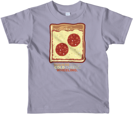 Square Pizza - Cold Cheese - Youth - T-shirt (620x620), Png Download
