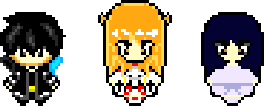 Sao Pixel Art - Sao Pixel (1120x460), Png Download