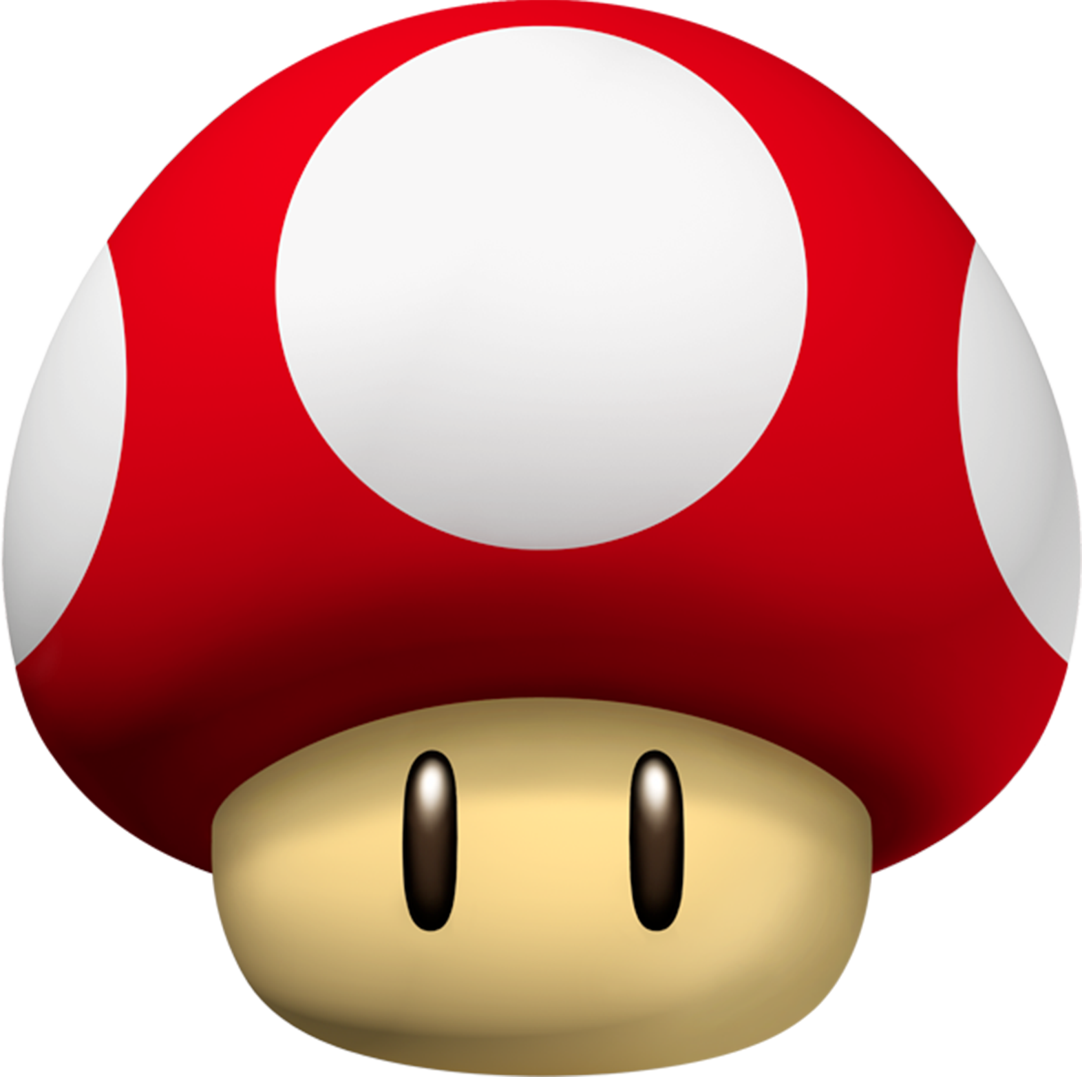 New Super Mario Bros - Super Mario Mushroom (1572x1564), Png Download