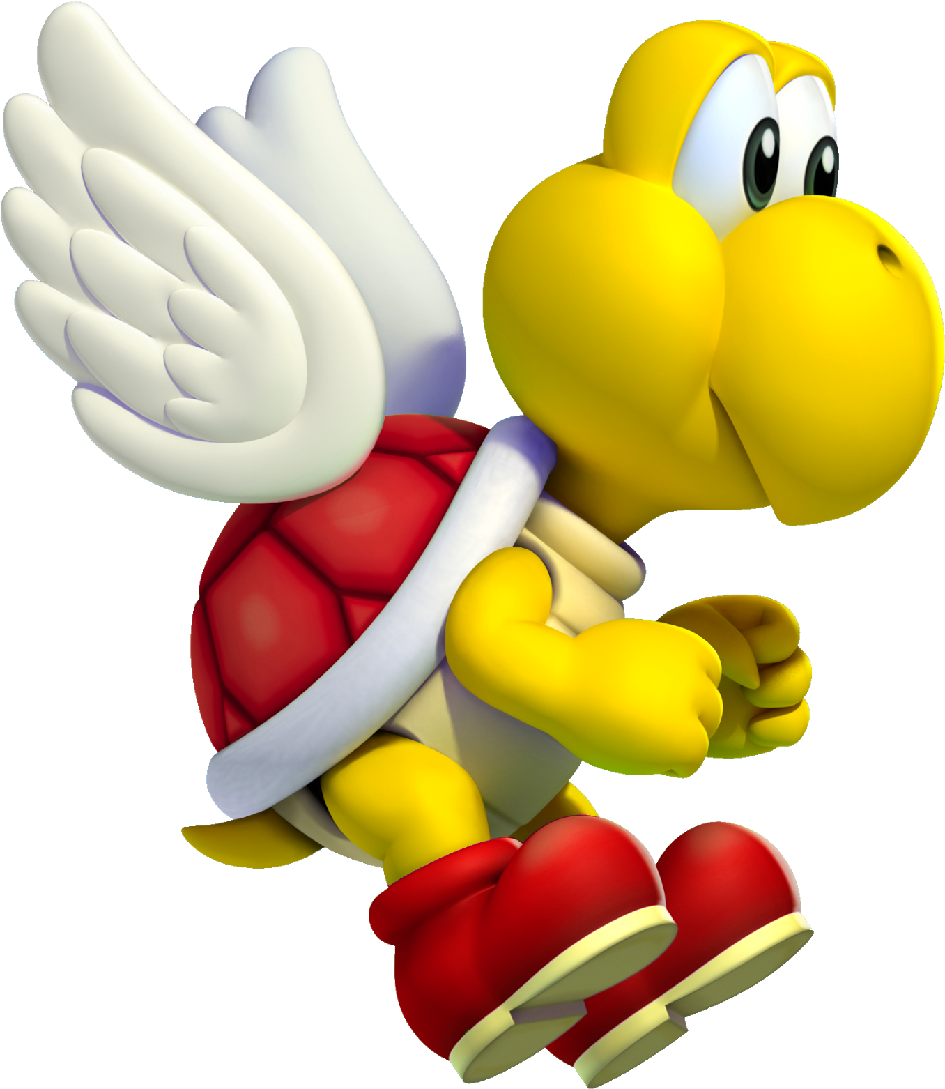 Visit - Koopa Paratroopa Png (1390x1600), Png Download