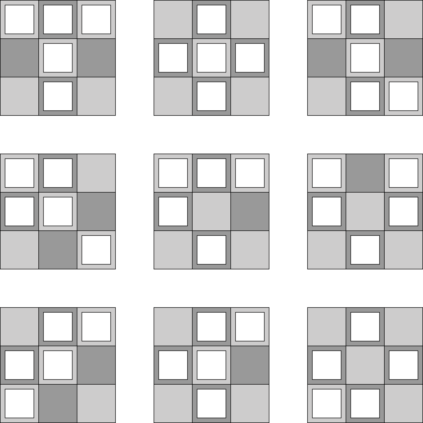 Nine Square Grid - Nine Square Grid Exercise (1652x1652), Png Download