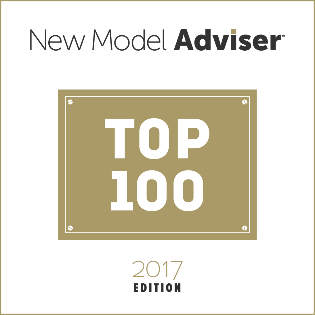 Great To Have Have Been Ranked As One Of The - New Model Adviser Top 100 2017 (1095x1095), Png Download