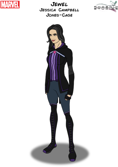 Jewel By Phoenixstudios91-da15iye - Marvel Walker Iron Fist (400x566), Png Download