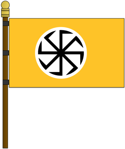 ЗНАК ФРАЧНИК ФЛАГ КОЛОВРАТ