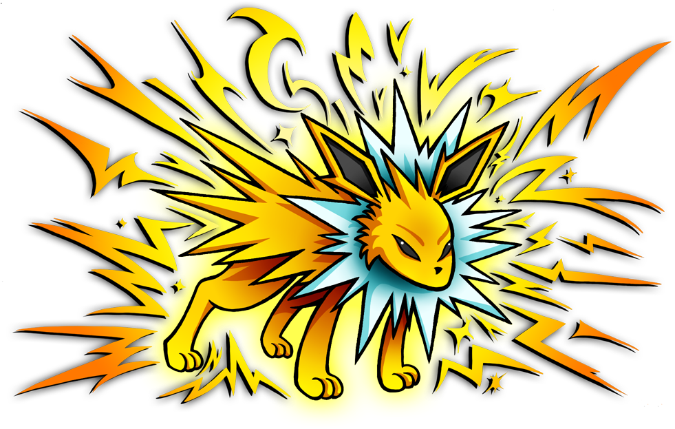 Jolteon Used Discharge By Nekoamine - Jolteon (1000x640), Png Download