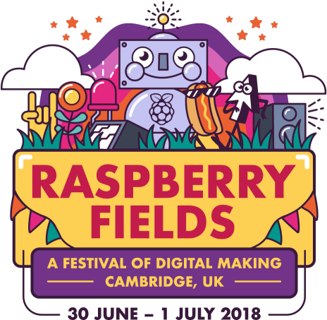 Raspberry Fields 2018 Raspberry Pi Festival - Raspberry Pi (500x489), Png Download
