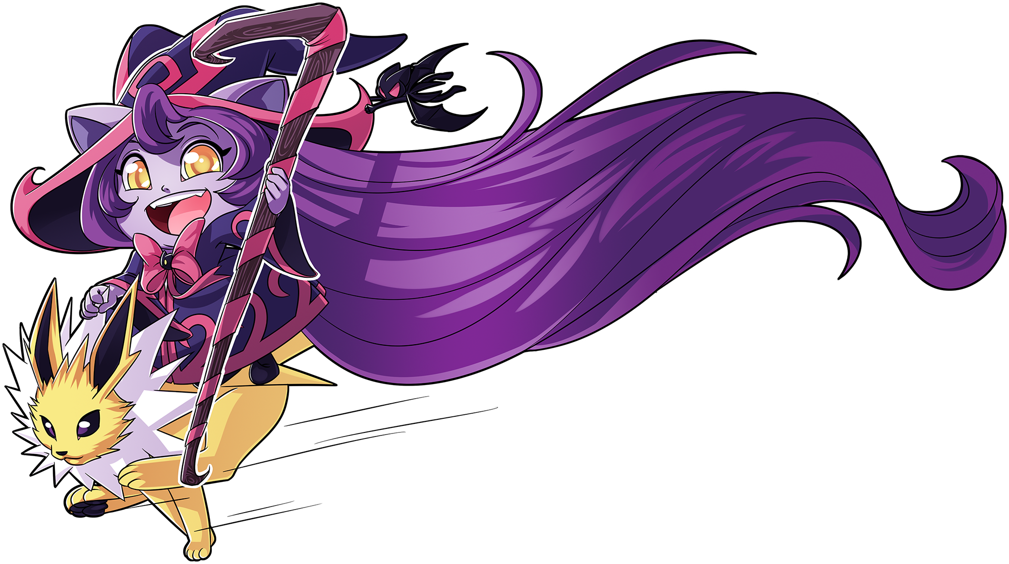 Wicked Lulu Jolteon - Wicked Lulu (2000x1119), Png Download