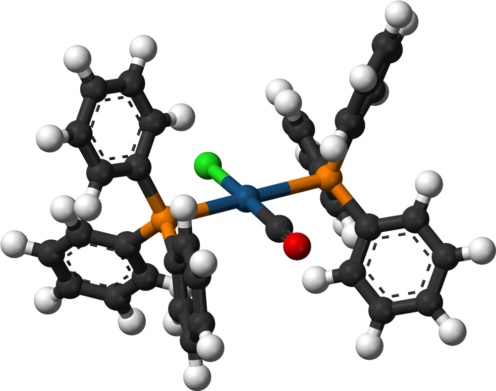 Vaska's Complex 3d Balls - Amine Compounds (chemical Compounds) (1100x890), Png Download