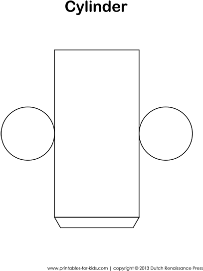 Download Cylinder Template Also Has Templates To Other 3d Figures - Make A  3d Cylinder PNG Image with No Background - PNGkey.com