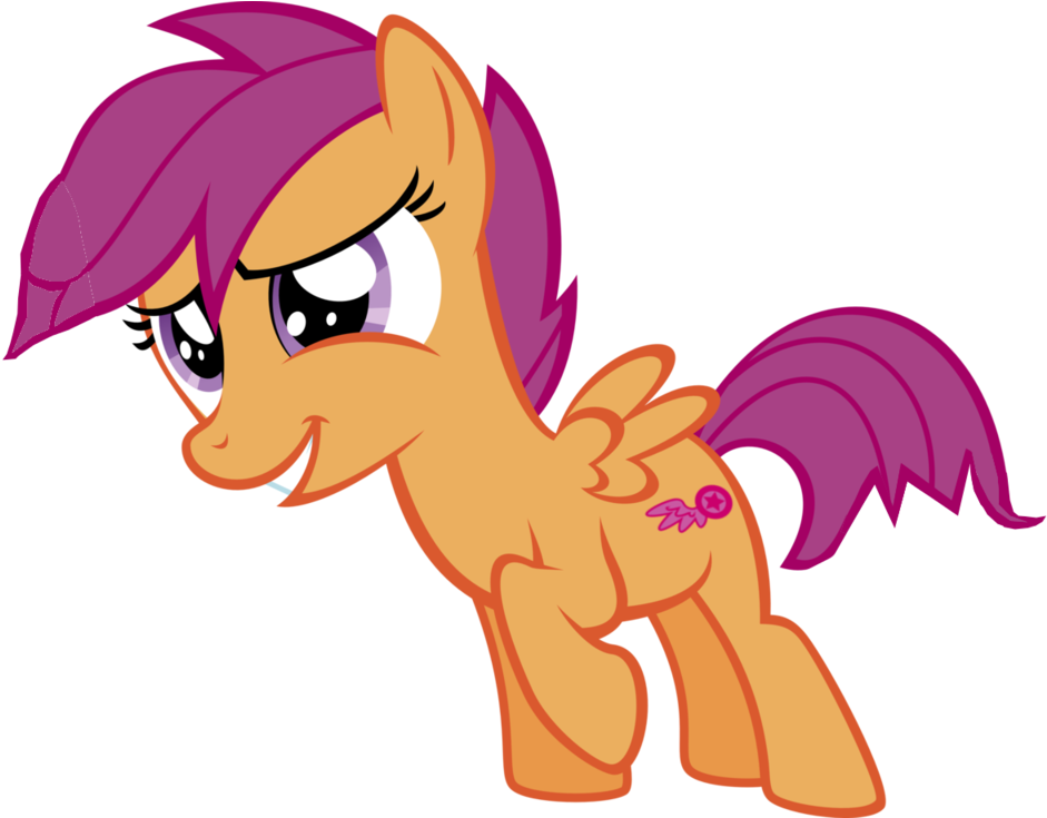 Scootaloo Big Eyes Png Profile Picture - Scootaloo Old Cutie Mark (1024x734), Png Download